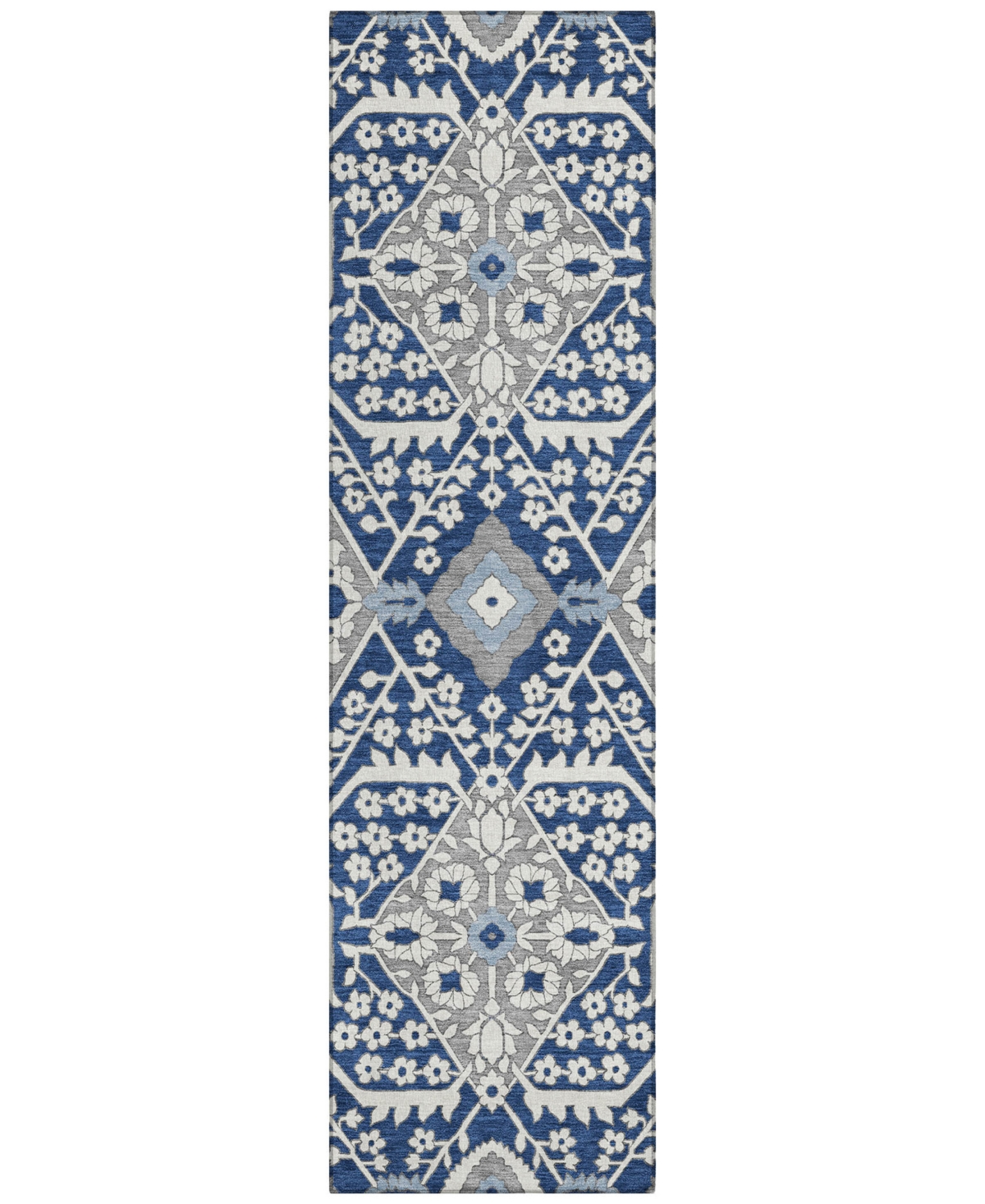 Addison Chantille Acn863 2'3"x7'6" Runner Area Rug In Navy