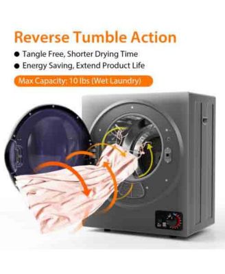 1.5 Cu .ft Clothes Dryer with Stainless Steel Tub