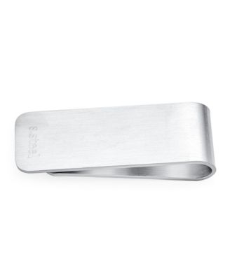 Wide Biker Jewelry Gothic Skull Money Clip Card Holder Stainless Steel