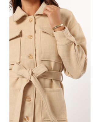 Women's Arlow Tie Front Shacket