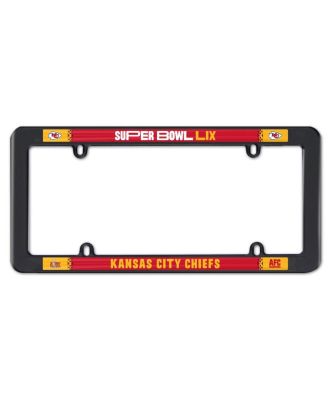 Wincraft - Kansas City Chiefs 2024 AFC Champions Thin Rim Plastic License Plate Frame