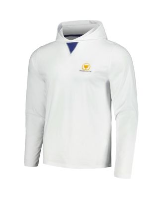 Men's White Presidents Cup Long Sleeve Hoodie T-Shirt