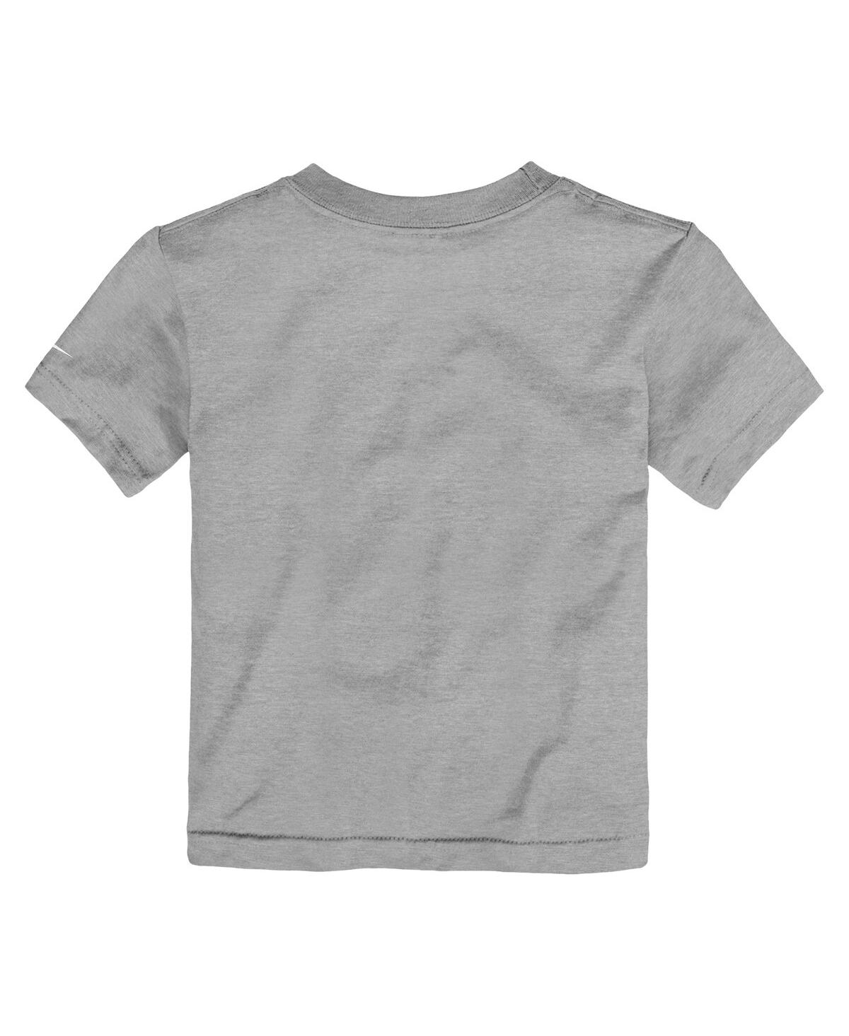Nike Toddler Heather Gray Kansas City Chiefs 2024 Afc Champions Locker Room Trophy Collection T-shirt In Heather Gray