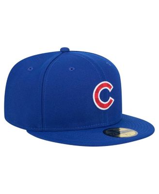 Men's Royal Chicago Cubs Checkered Undervisor 59FIFTY Fitted Hat