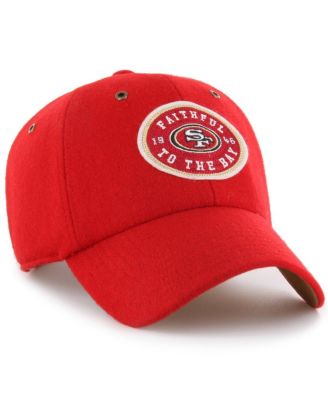 x Stoney Clover Lane Men's and Women's Scarlet San Francisco 49ers Field Goal Clean Up Adjustable Hat