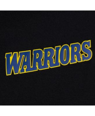 Men's Black Golden State Warriors Black Out Collection Vintage Premium T-Shirt