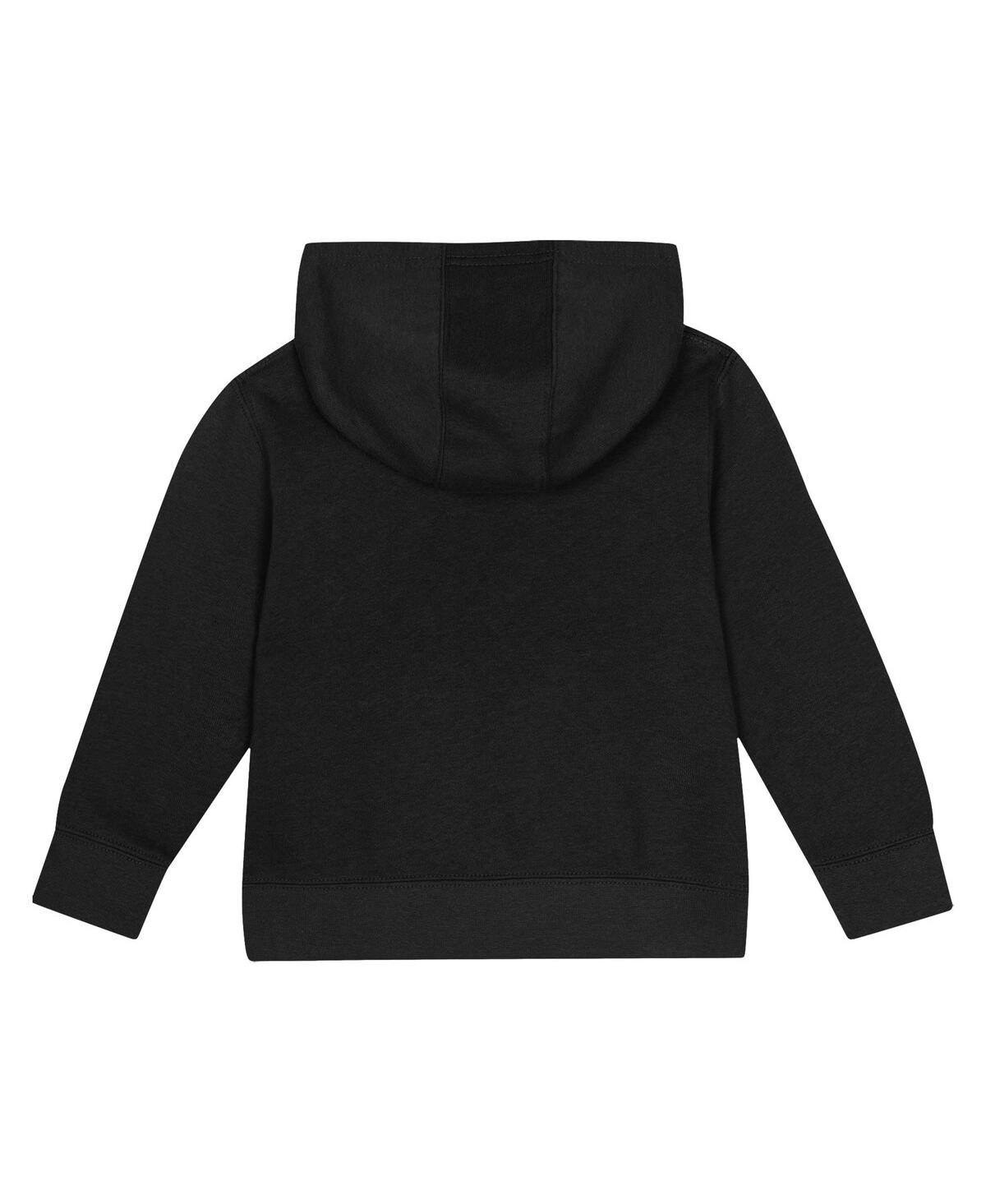 Nike Toddler Black Chicago Bulls Practice Club Pullover Hoodie And Sweatpants Set In Black