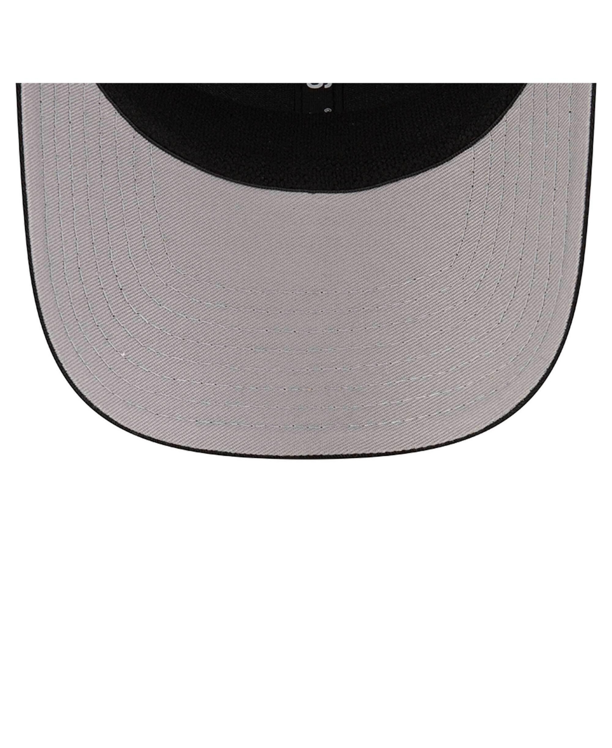 NEW ERA MEN'S BLACK CHARLOTTE FC LABELED 9SEVENTY TRUCKER STRETCH-SNAP ADJUSTABLE HAT 