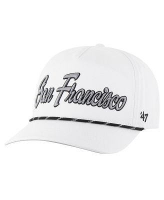 Men's White San Francisco Giants Overhand Speckle Hitch Rope Adjustable Hat