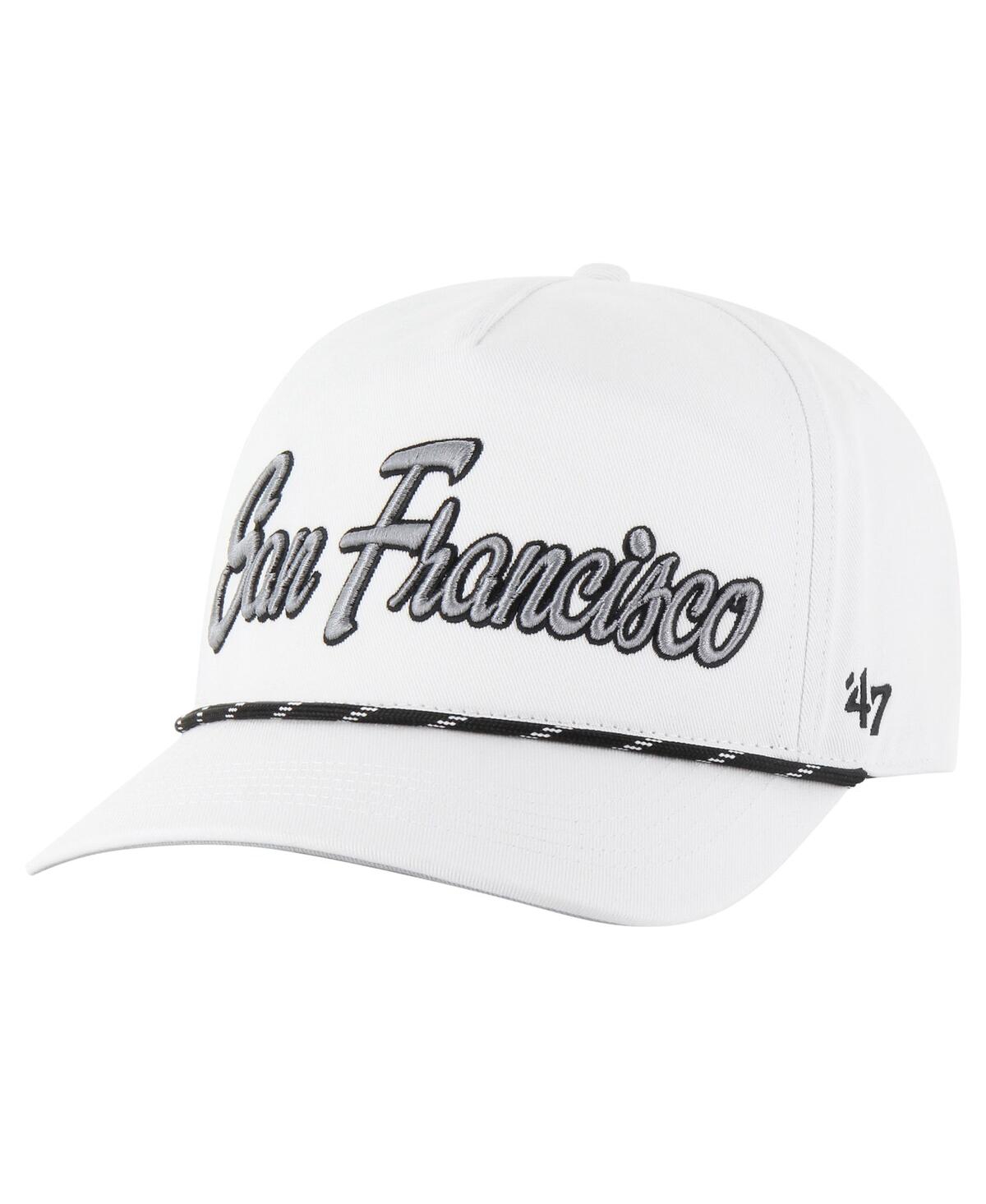 47 Brand Men's White San Francisco Giants Overhand Speckle Hitch Rope Adjustable Hat In White
