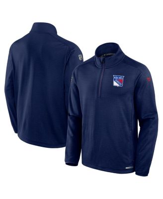 Fanatics - Men's Navy New York Rangers Big Tall Authentic Pro Quarter-Zip Top