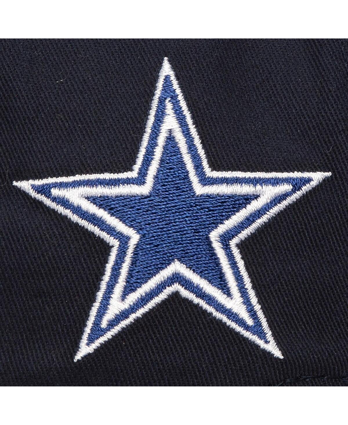 Mitchell & Ness Navy Dallas Cowboys Block Sweep Pro Adjustable Hat In Navy