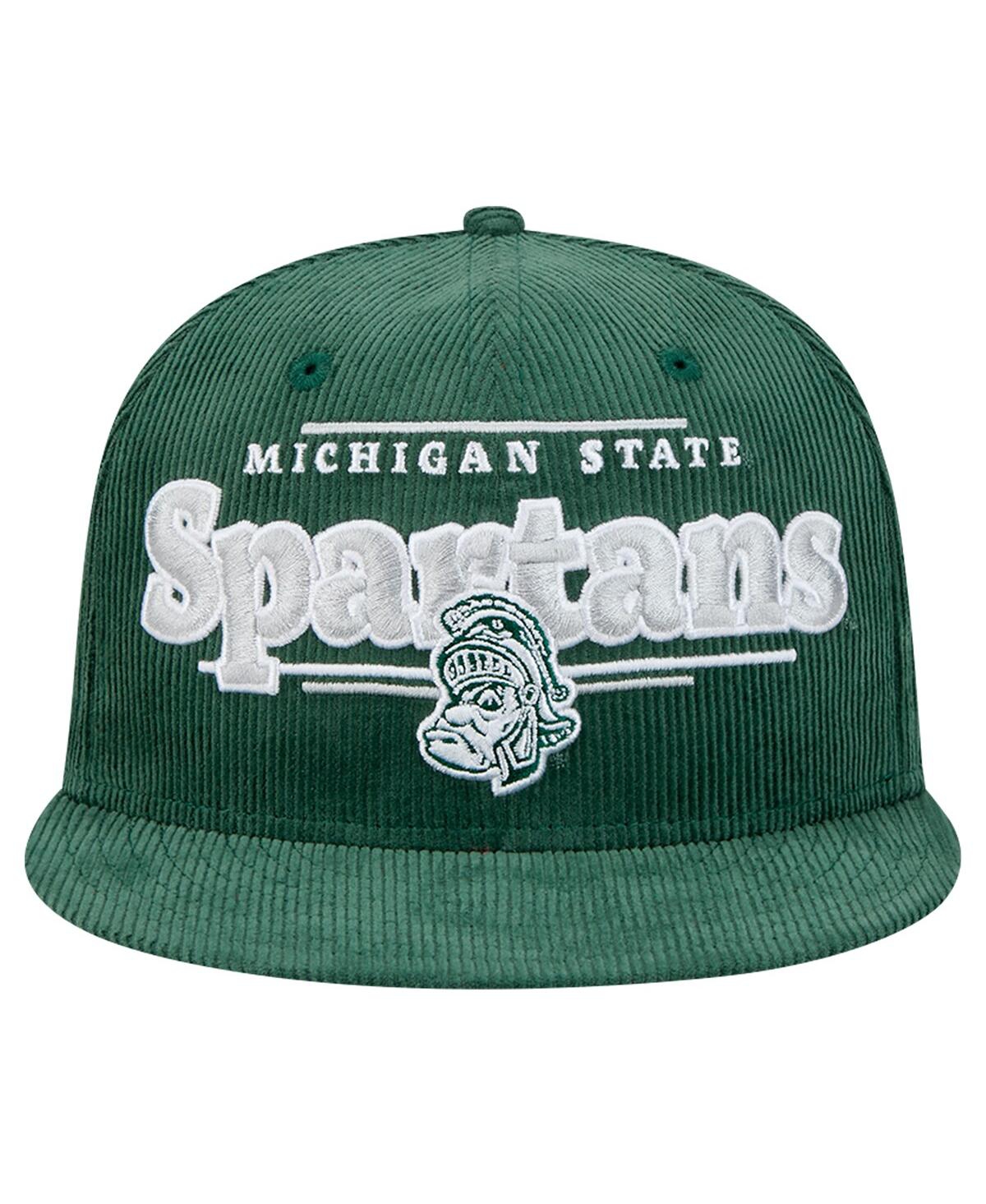 New Era Men's Green Michigan State Spartans Display 9fifty Snapback Hat In Green