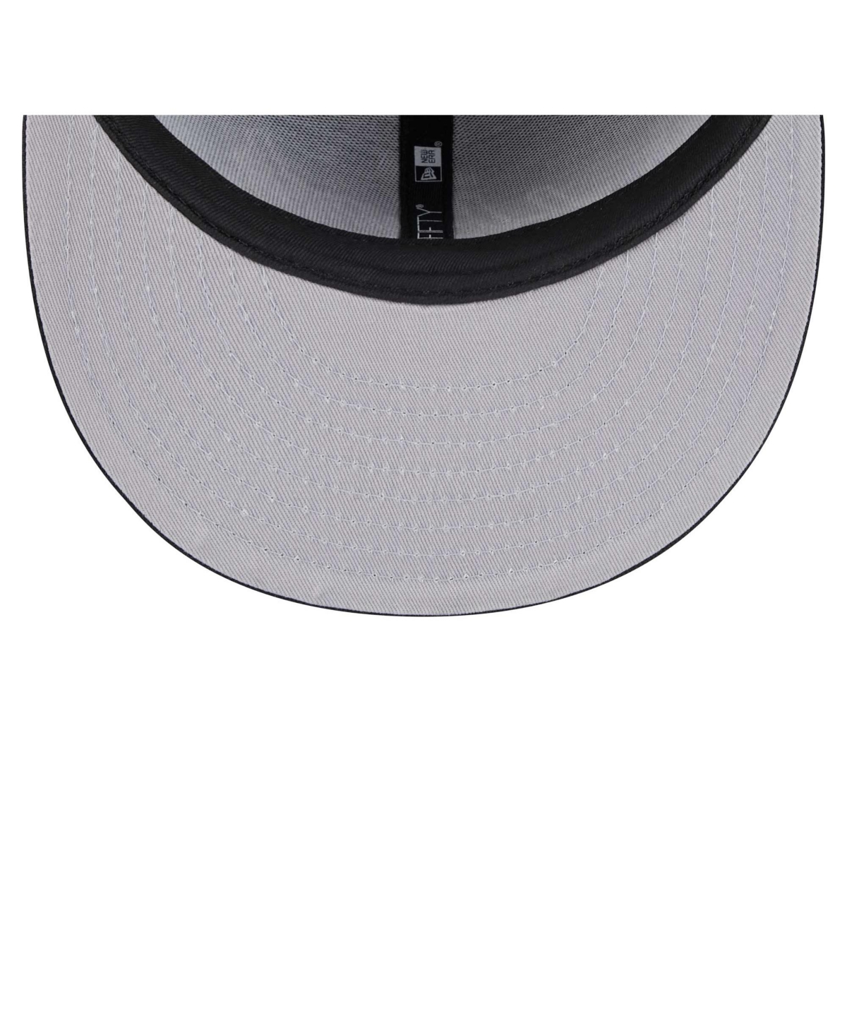 Shop New Era Men's Black Miami Heat Sport Night Script Sided 59fifty Fitted Hat