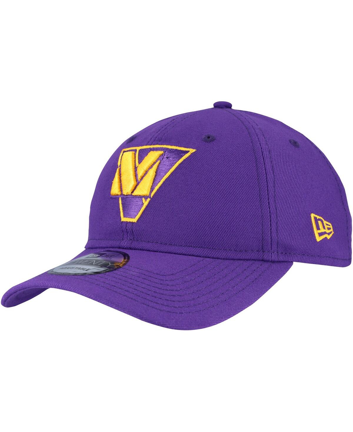 New Era Women's Purple Minnesota Vikings Standard 9twenty Adjustable Hat In Purple