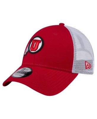 New Era - Men's Red Utah Utes Trucker 9FORTY Adjustable Hat