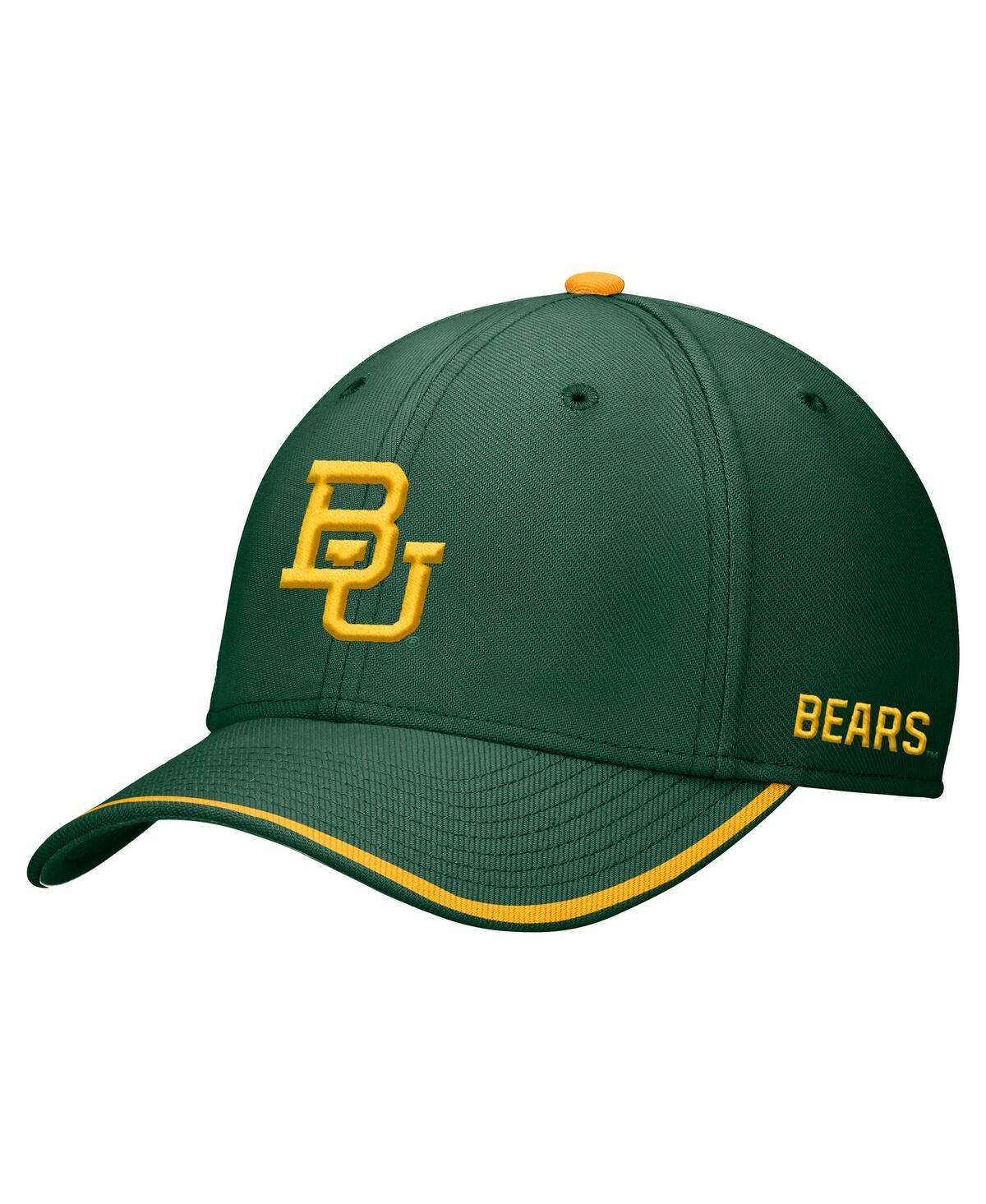Nike Men's Green Baylor Bears Rise Performance Flex Hat In Green