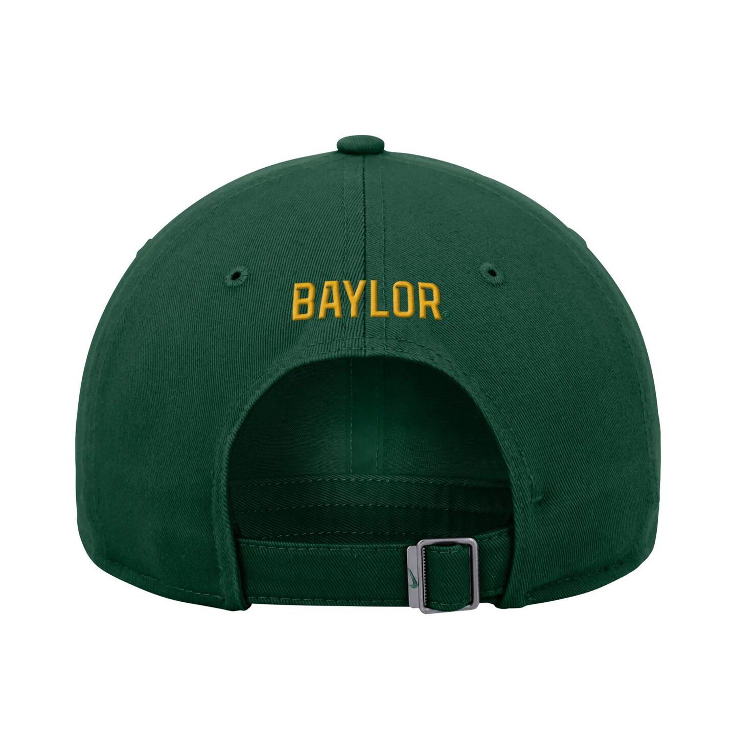 Мужская кепка Nike Green Baylor Bears Club Adjustable Hat — фото 2