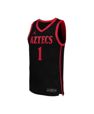 Men's 1 Black San Diego State Aztecs Replica Basketball Jersey