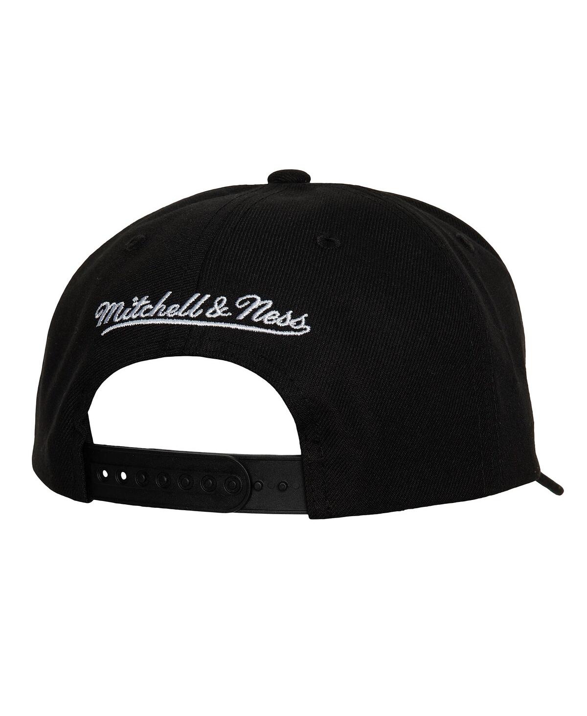 Mitchell & Ness Men's Black Carolina Hurricanes Core Team Ground Pro Adjustable Hat In Black