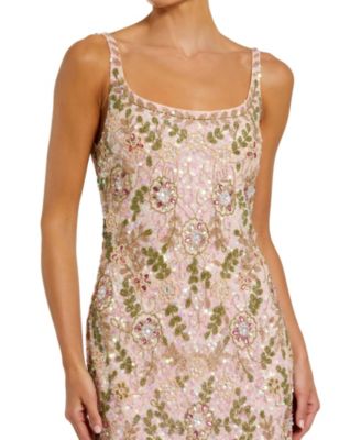 canna balsa beaded midi dress Balsa Canna Midi Dress