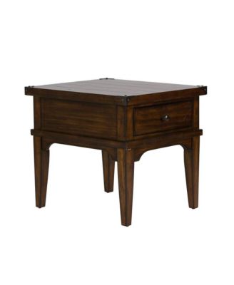 End Table in Russet Brown