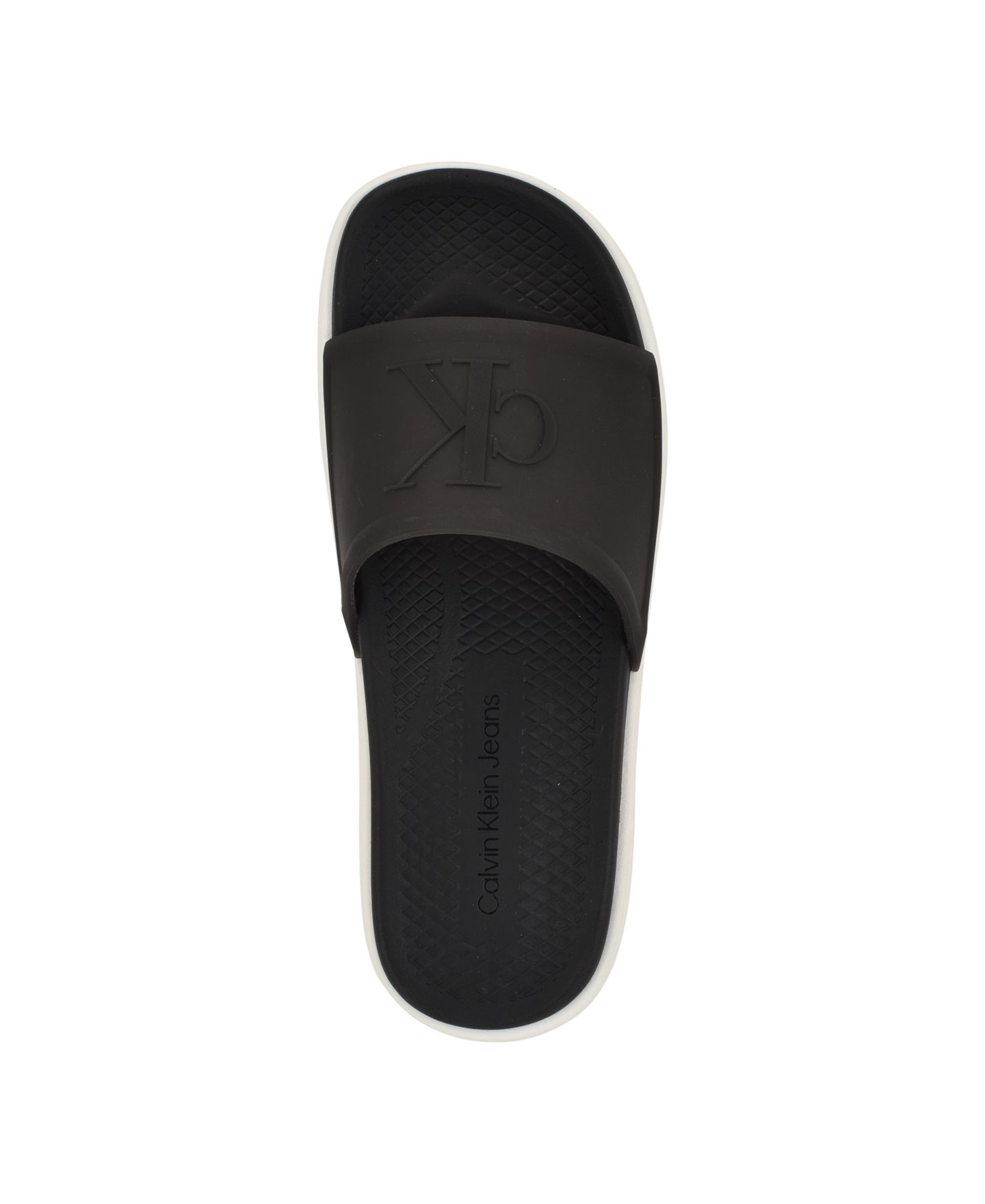 Женские сандалии Calvin Klein Peari Pool Slip-On Slide, цвет: Чёрный — фото 4