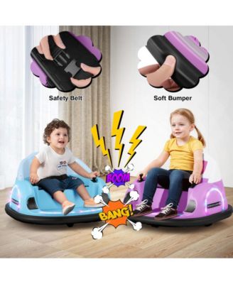 12V 360° Ride on Bumper Car for Toddlers with Remote Control