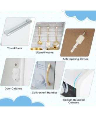 Toddler Pretend Play Kitchen Set for Boys and Girls Fun Cooking Toy for Ages 3-6 Years Old