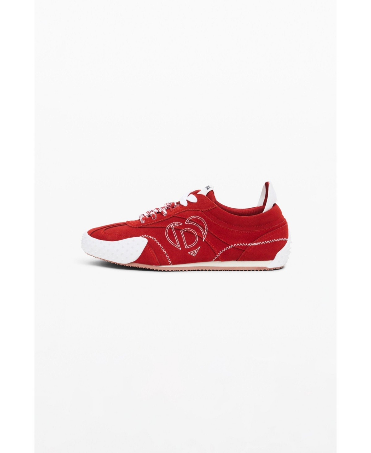 Women's Retro sneaker tongue - Orange red