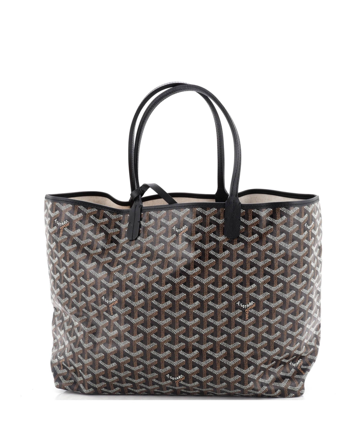 Pre-Owned Goyard Pm Saint Louis Tote Coated Canvas