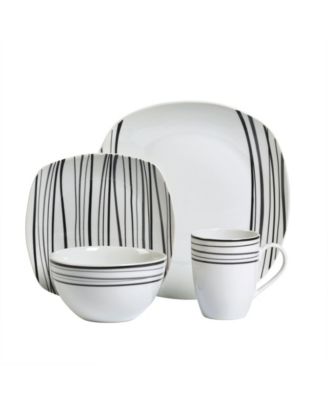 Justin 16 Pc. Dinnerware Set, Service for 4 