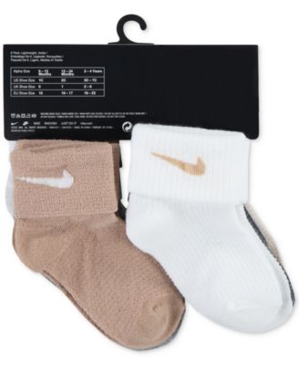 Baby and Toddler Boys and Girls 6-Pack Waffle Knit Socks