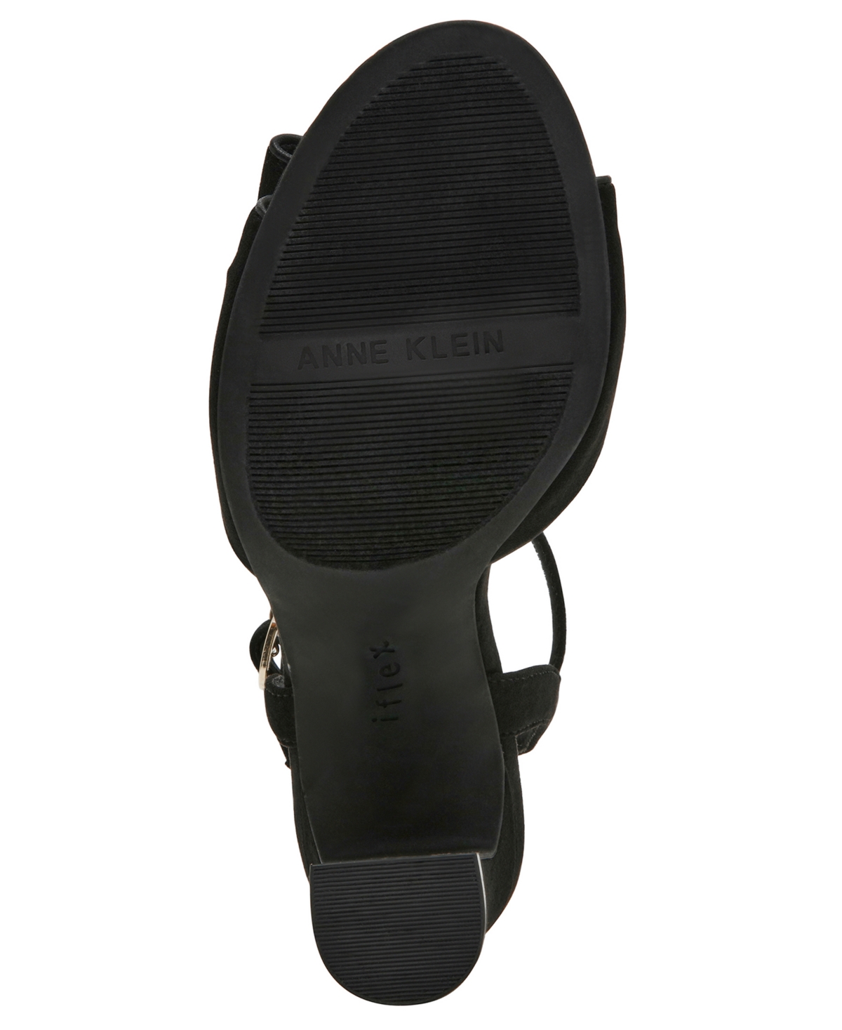 Anne Klein Rosy Ankle Strap Sandal In Black