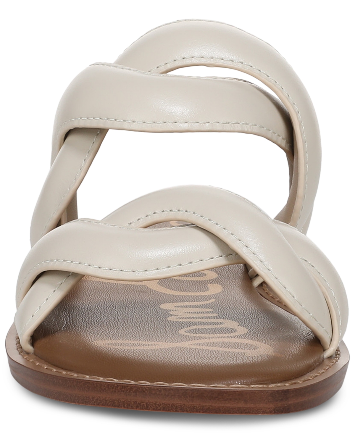 Sam Edelman Hellen Braided Slide Sandal Modern Ivory Leather In White
