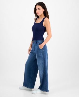 Petite "Ab"solution Skyrise Wide-Leg Pants