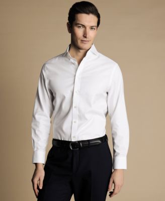 Charles Tyrwhitt - Men's Slim-Fit Twill Dress Shirt