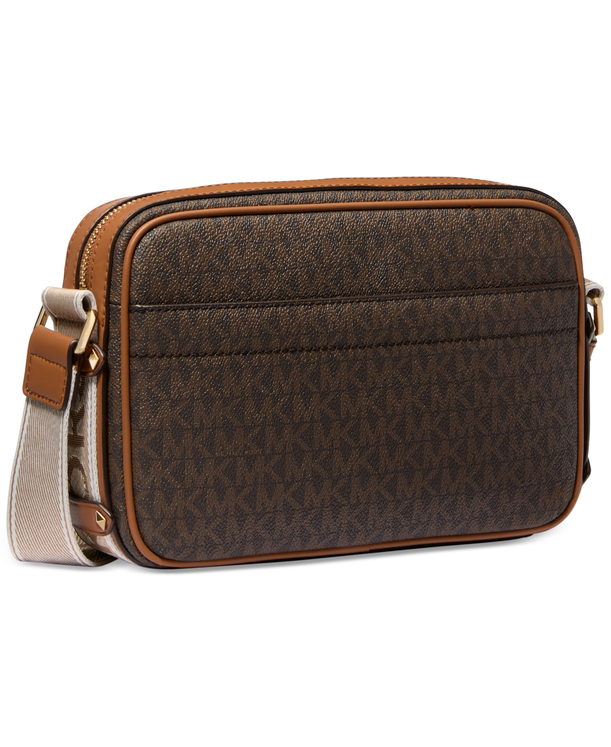 Michael Kors Michael  Maeve East West Pocket Crossbody In Brown,acorn,camel,light Cream