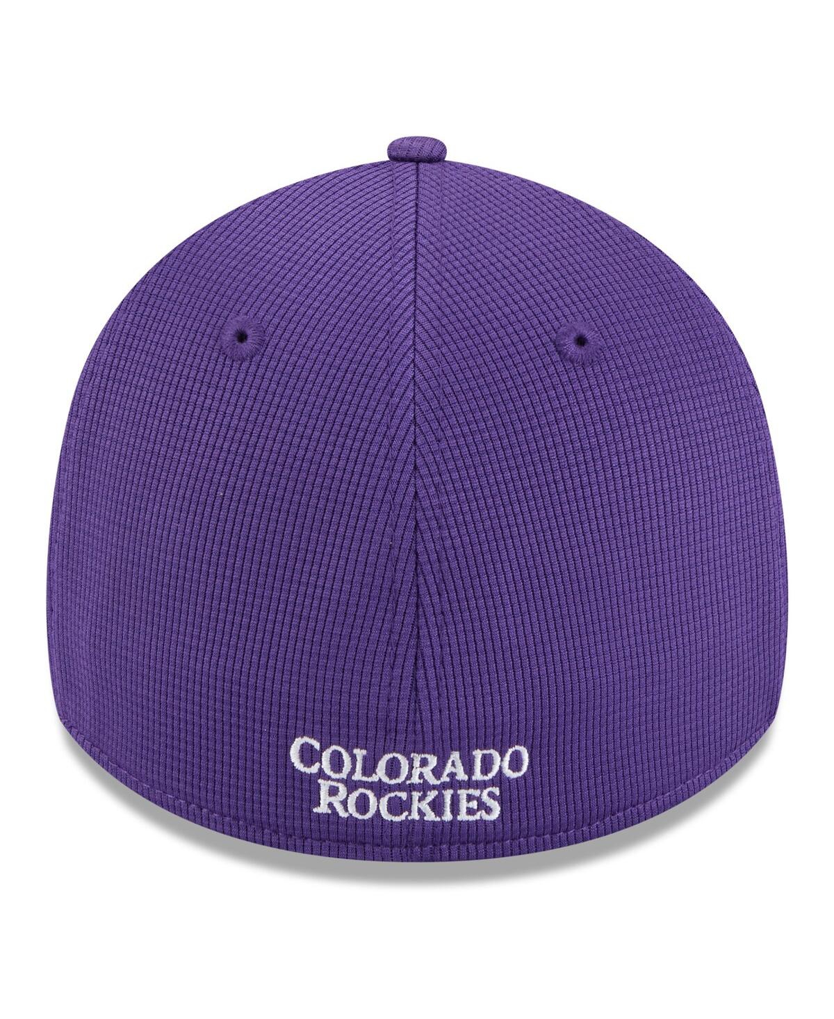 New Era Men's Purple Colorado Rockies 2025 Spring Training 39thirty Flex Hat In Purple