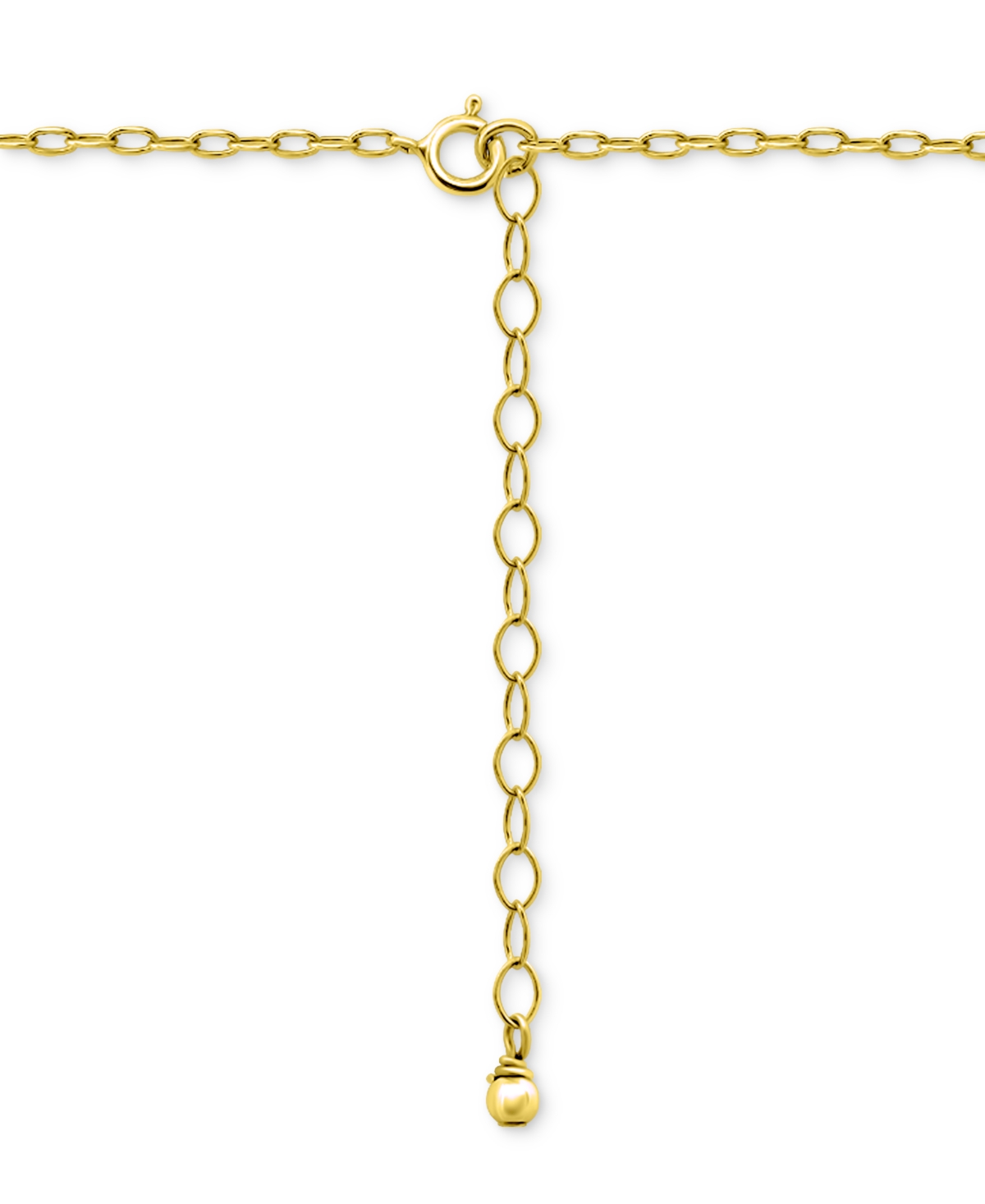 Giani Bernini Cubic Zirconia Bezel Set Solitaire Pendant Necklace, 16" + 2" Extender, Exclusively At Macy's In Gold