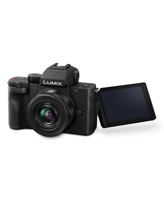 LUMIX DC-G100D Mirrorless Camera with G Vario 12-32mm f/3.5-5.6 ASPH OIS Lens and Tripod Grip