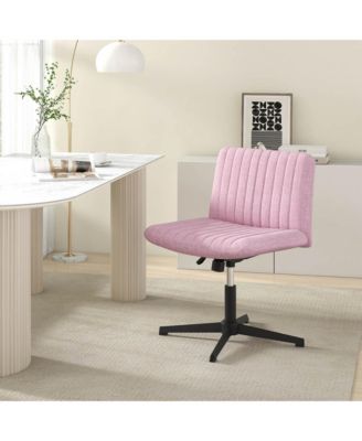 1 Pc Mesh Ergonomic Criss Cross Leg Mid-Back Computer Desk Chair