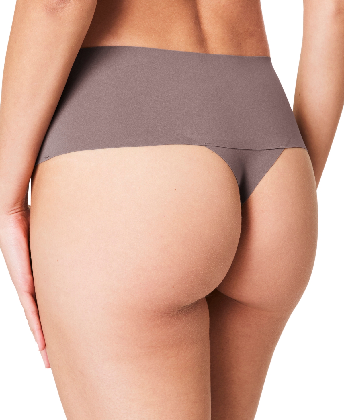 Spanx Women's Undie-tectable Thong Sp0115 In Smoke
