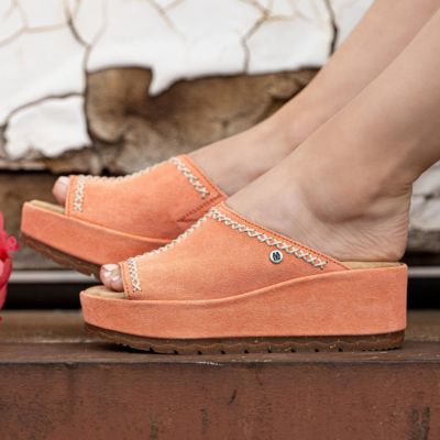 Women's Paislee Suede Wedge Sandals