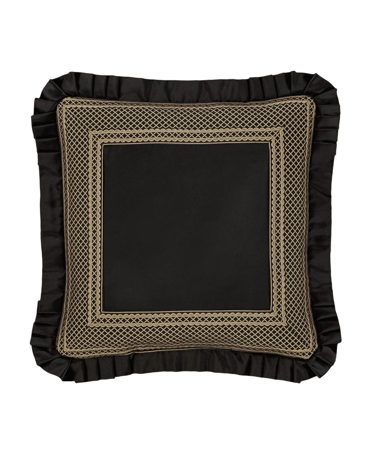 J Queen New York Brunello Decorative Pillow, 20" X 20" In Black