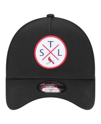 Men's Black St. Louis Cardinals 9FORTY A-Frame Adjustable Hat