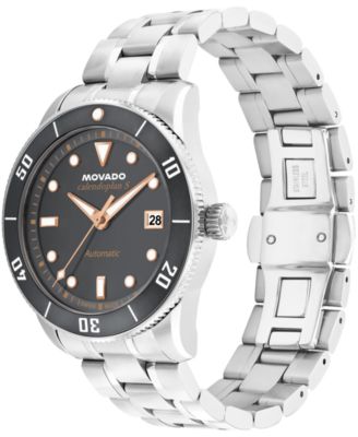 Men's Calendoplan S Swiss Automatic Stainless-Steel Watch, 40mm