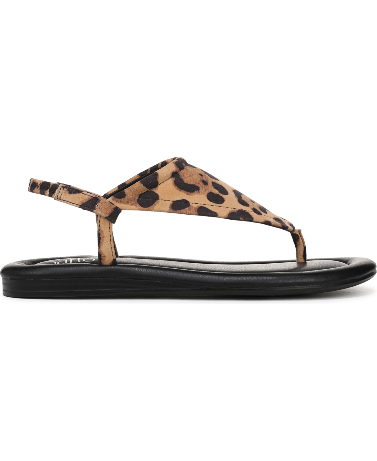 Franco Sarto Jocelyn Leopard Print Sandal In Leopard Print Suede