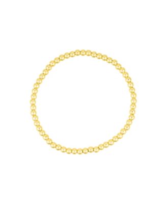 Gold Stretch Ball Bracelet Set