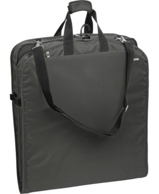 52" Premium Travel Garment Bag with Shoulder Strap and Two Large Pockets